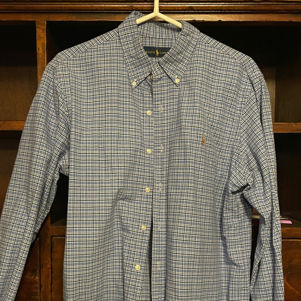 Ralph Lauren button down size L. Great condition.